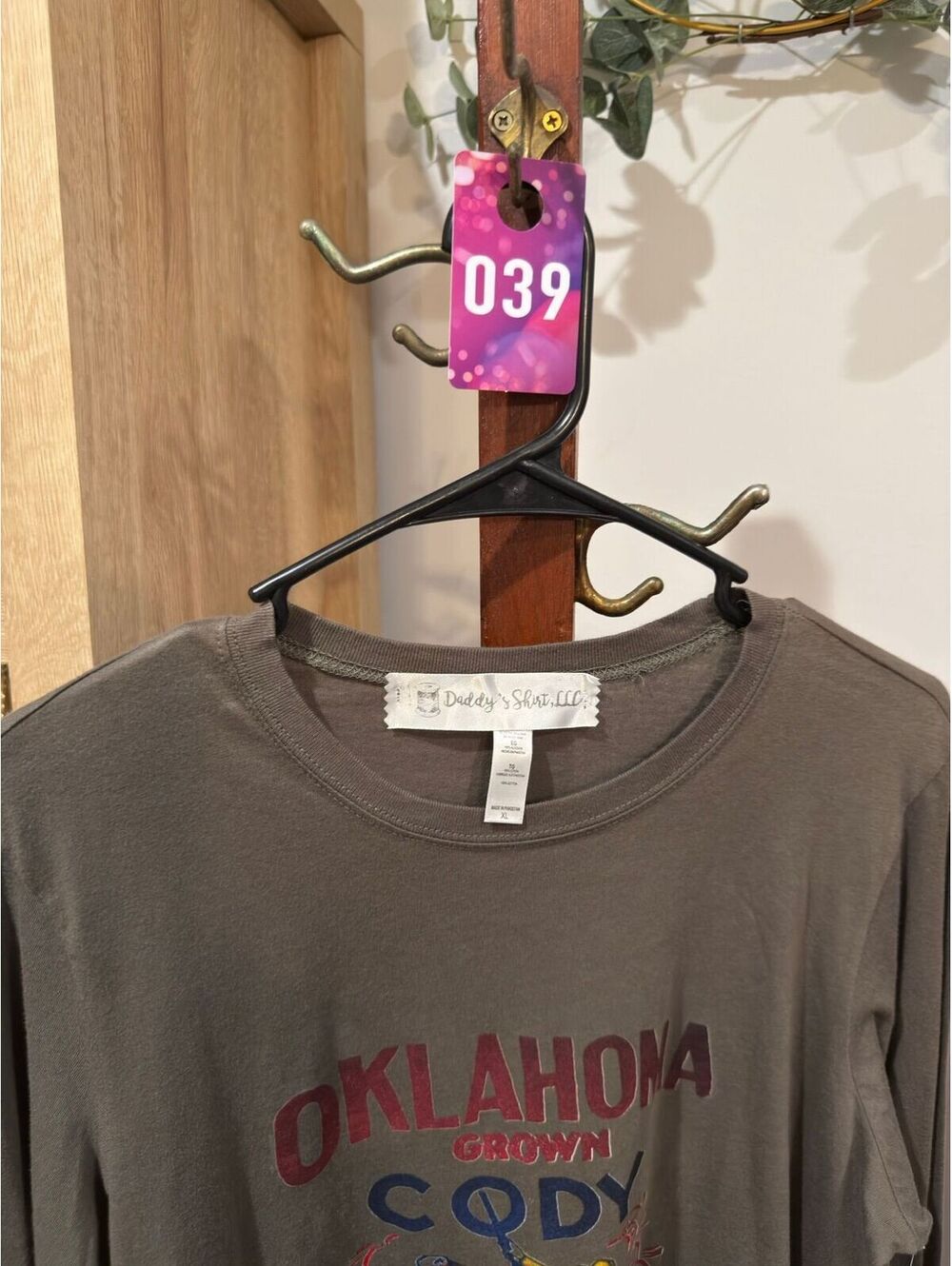 NWT Daddy's Shirt Oklahoma Cody XL 20" PTP - Picture 5 of 5